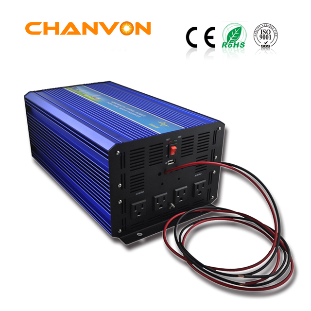 Pure sine ware power inverter with charger